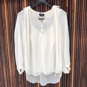 Cream BEBE Tunic Top - New With Tags